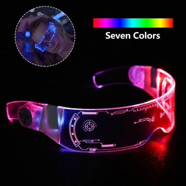 Cyberpunk LED Goggles