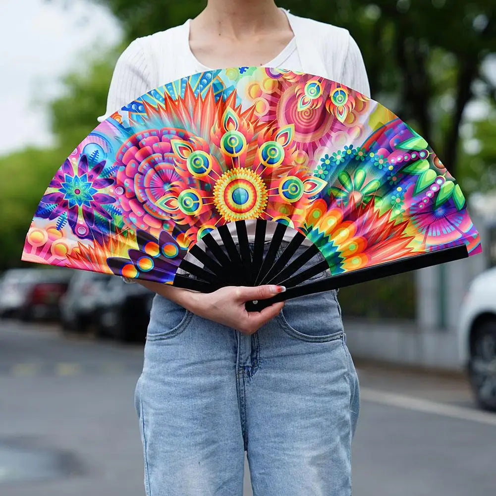 Reflective Rave Fan