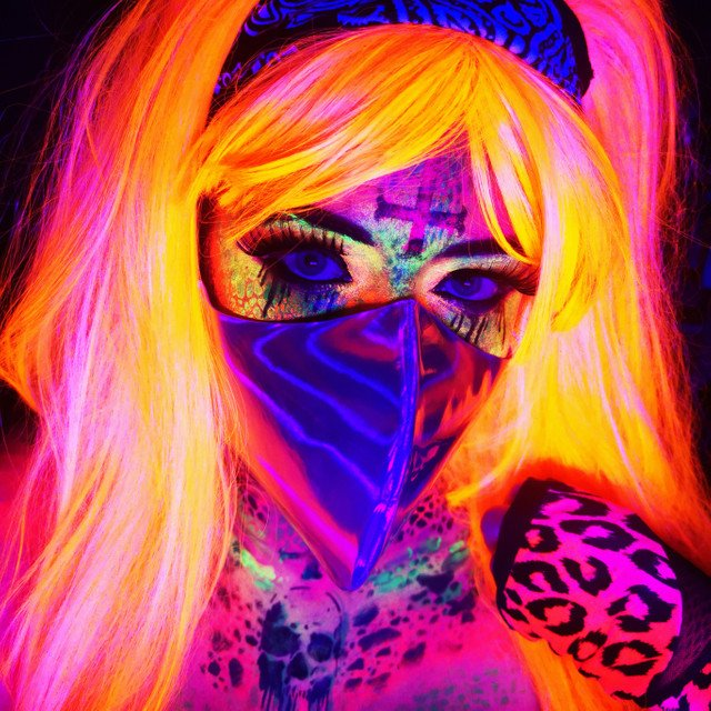 UV Neon Face Paint