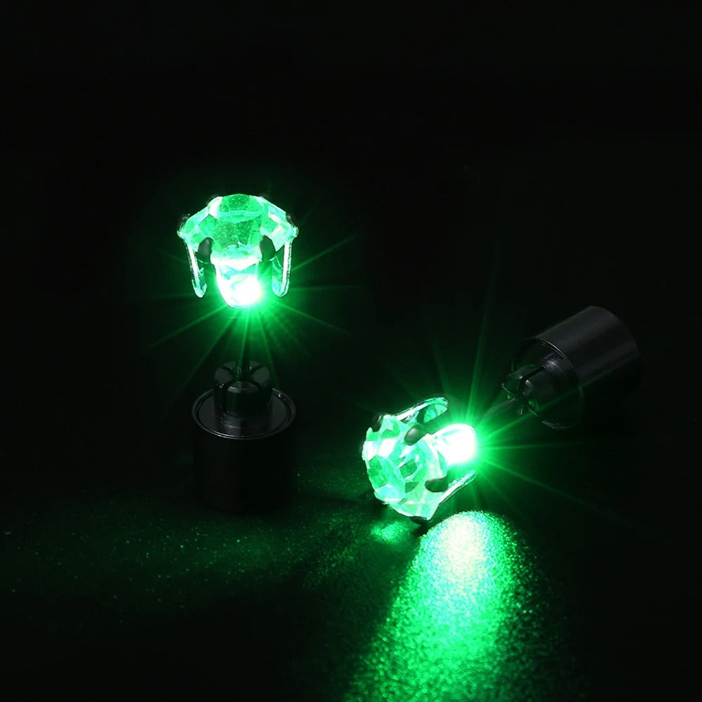 Glowing LED Ear Studs